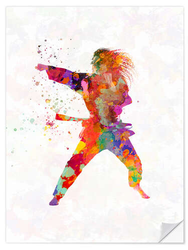 Muursticker Karate martial arts V