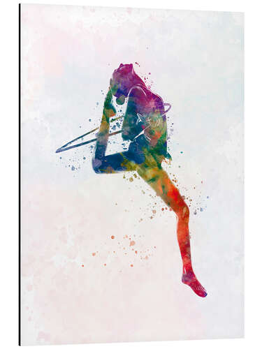 Aluminium print Rhythmic gymnastics III