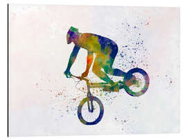 Aluminium print BMX sports VIII