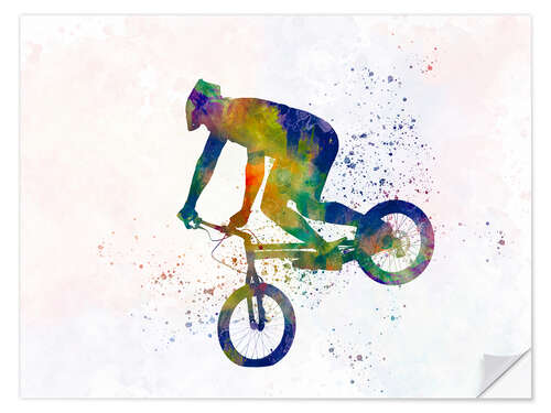 Muursticker BMX sports VIII