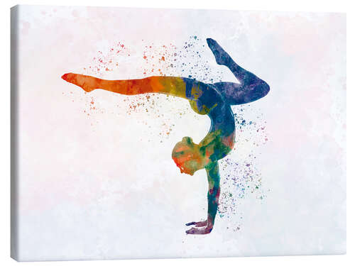 Canvas print Yoga exercise II