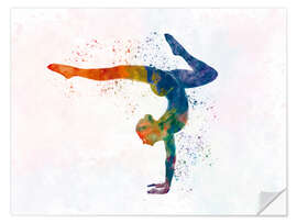 Wall sticker Yoga exercise II