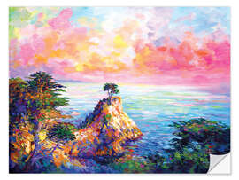 Sticker mural Lone Cypress in Pebble Beach I