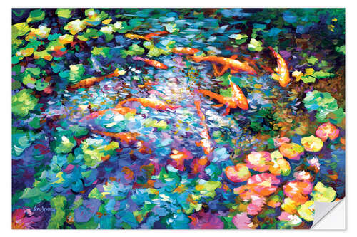 Sticker mural Koi Fish Pond