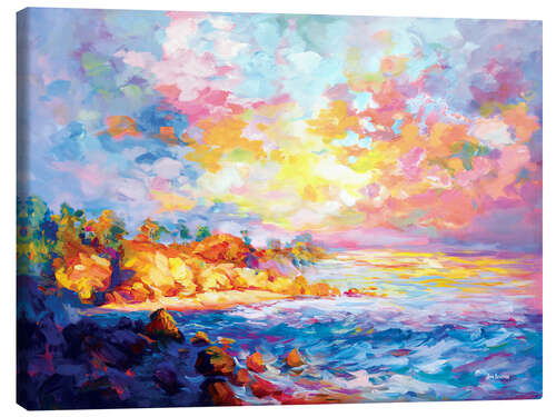 Canvas print Colourful California Coast