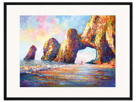 Gerahmter Kunstdruck Der Bogen von Cabo San Lucas