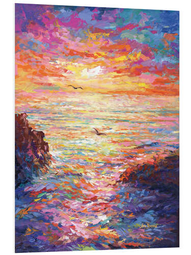 Foam board print Colourful Ocean