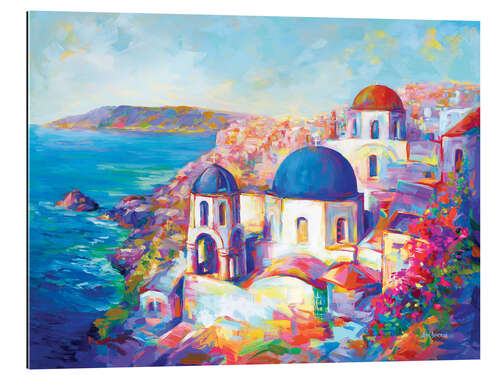 Gallery Print Farbenfrohes Santorini