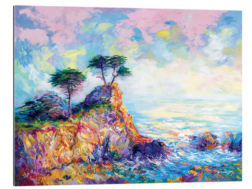 Tableau en plexi-alu Lone Cypress in Pebble Beach II