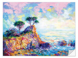 Wall sticker Lone Cypress in Pebble Beach II