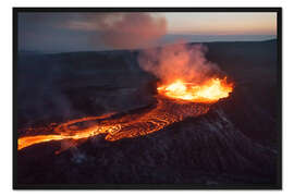 Gerahmter Kunstdruck Fagradalsfjall