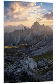 Aluminium print Dolomites