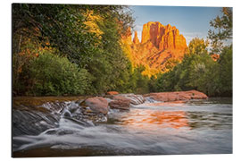 Aluminium print Cathedral Rock in Arizona