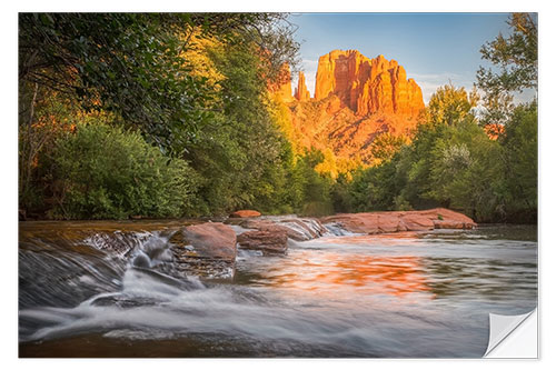 Sticker mural Cathedral Rock in Arizona