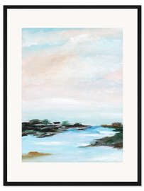 Gerahmter Kunstdruck Stauwasser