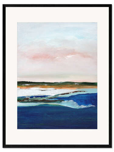 Framed art print Deep blue