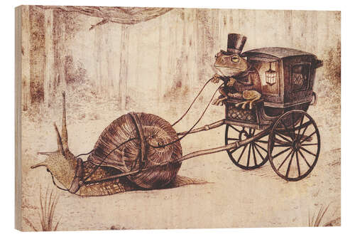 Quadro de madeira Coachman