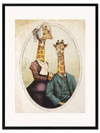 Innrammet kunsttrykk High Class Couple