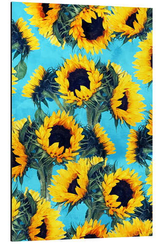 Tableau en aluminium Oh, my Sunflower