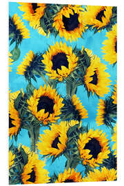 Foam board print Oh, my Sunflower