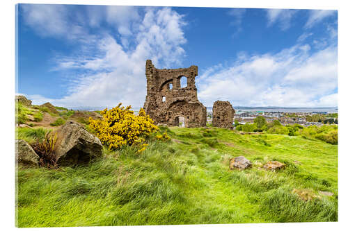 Acrylic print St. Anthony’s Chapel Ruins in Edinburgh