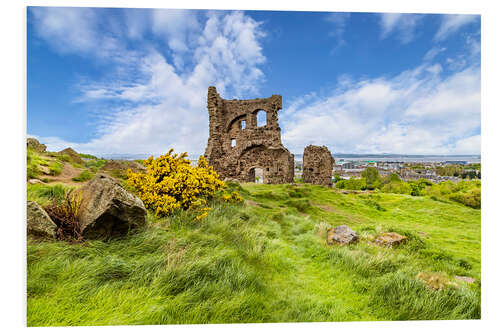 Print på skumplade St. Anthony’s Chapel Ruins in Edinburgh