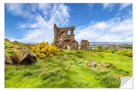 Naklejka na ścianę St. Anthony’s Chapel Ruins in Edinburgh