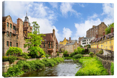 Canvas print Dean Village in Edinburgh