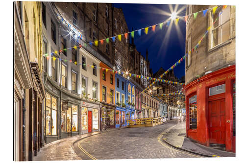 Gallery print Charmantes Edinburgh - West Bow & Victoria Street