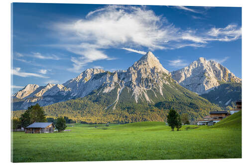Akryylilasitaulu Sonnenspitze near Ehrwald in Tyrol, Austria