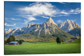 Magnettafel Sonnenspitze bei Ehrwald in Tirol, Österreich