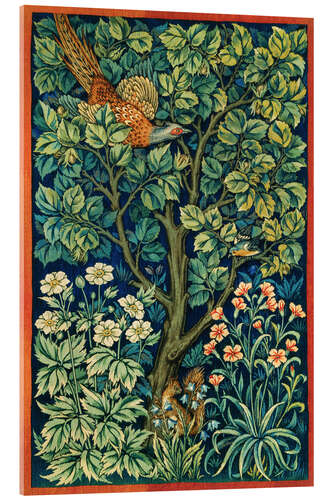 Stampa su vetro acrilico Pheasant Tapestry