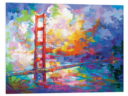 PVC print Golden Gate Bridge Colourful II