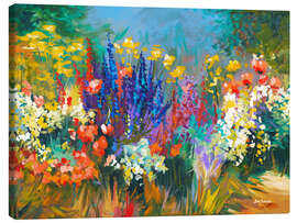 Canvas print Tuscan Wildflowers Colourful