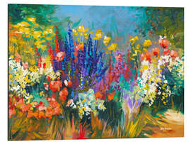 Magnettafel Toskanische Wildblumen Farbenfroh