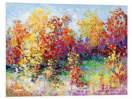 Foam board print Colourful Autumn Landscape I