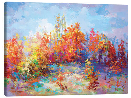 Stampa su tela Colourful Autumn Landscape II