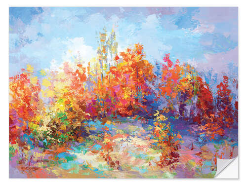 Sticker mural Colourful Autumn Landscape II