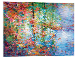 Foam board print Colourful Reflections V