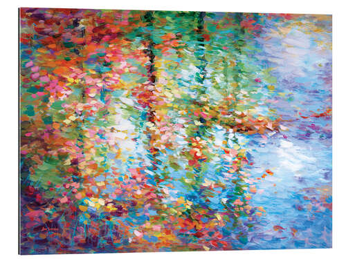 Quadro em plexi-alumínio Colourful Reflections V