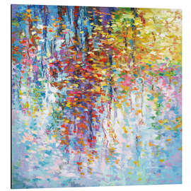 Magnettafel Farbenfrohe Reflektionen VI