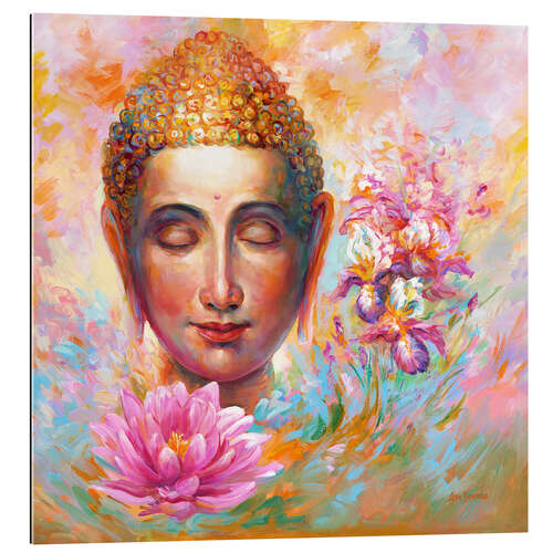 Gallery Print Buddha Lotus, Farbenfroh I