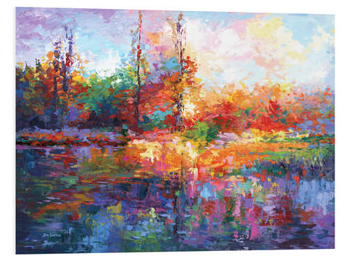 Tableau en PVC Colorful Autumn Landscape III