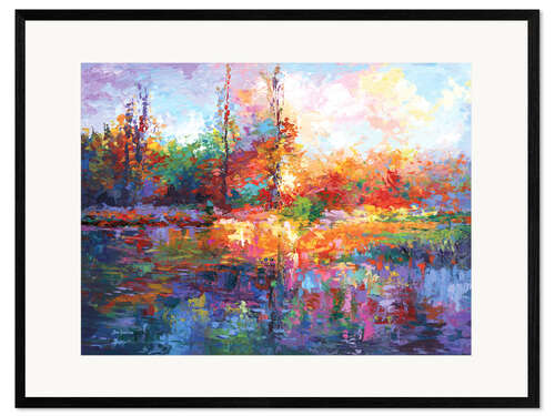 Framed art print Colorful Autumn Landscape III