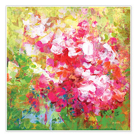 Poster Begonia Abstract