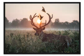 Gerahmter Kunstdruck Tanz der Dämmerung