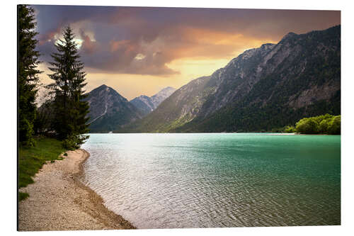 Aluminiumsbilde Heiterwanger lake