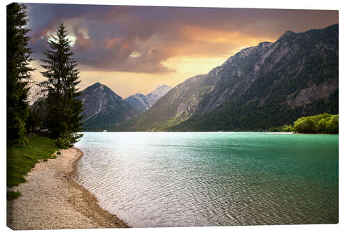 Canvas-taulu Heiterwanger lake