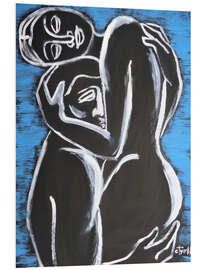 Hartschaumbild Liebende - Liebe Pur IV