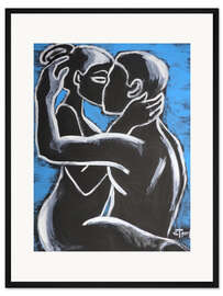 Gerahmter Kunstdruck Liebende - Liebe Pur I
